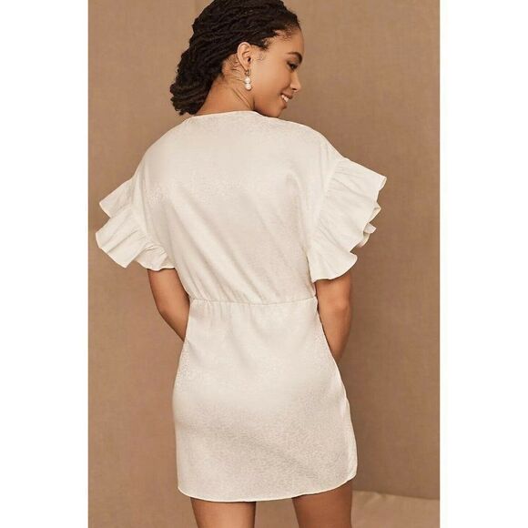 NEW SAYLOR Sz XS BROOKEY MINI DRESS IN IVORY - Picture 4 of 4